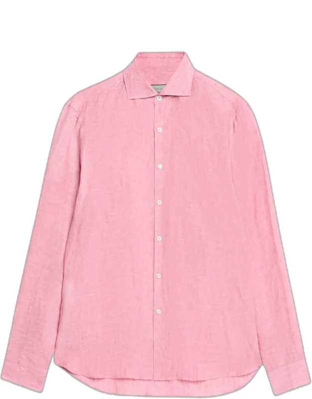 Linen Casual Button-down Shirt