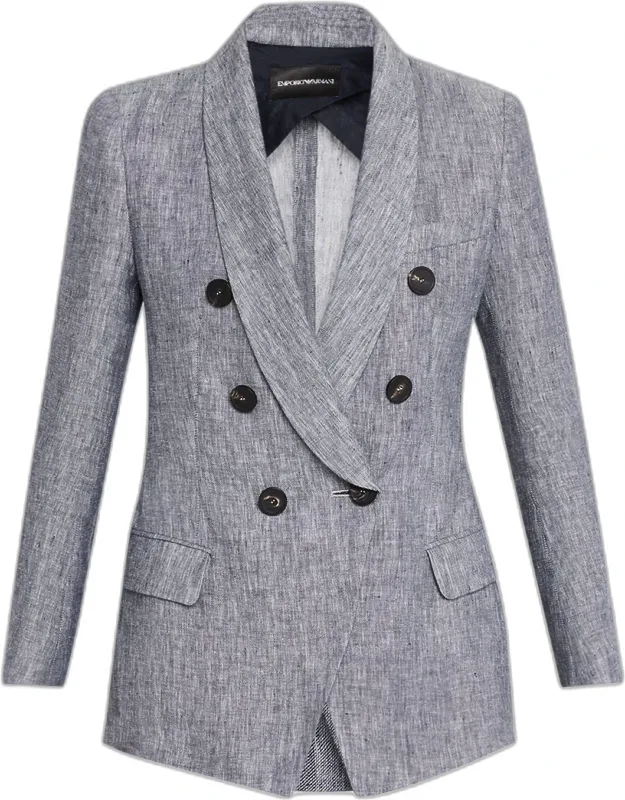 Linen Chambray Blazer