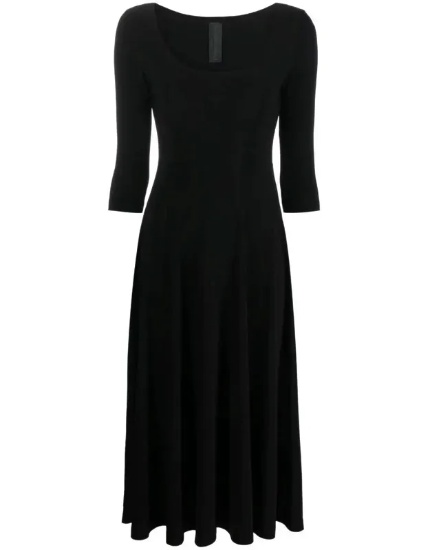 Flared Midi Dress