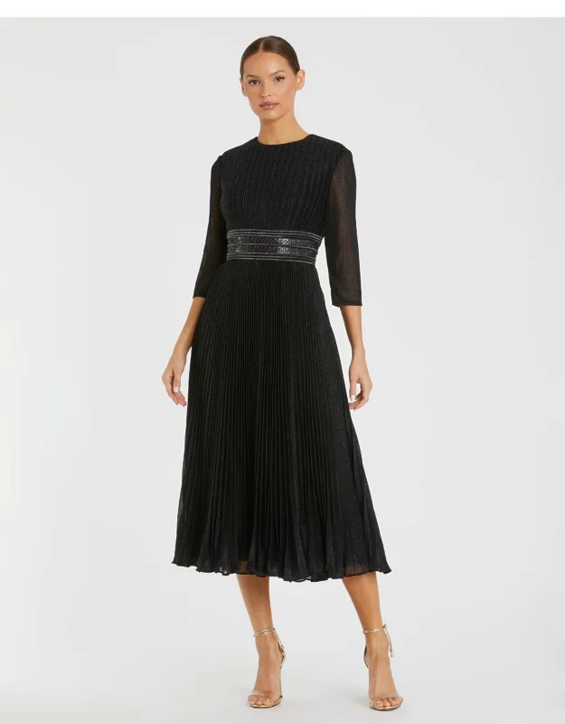 A-line Wedding Guest Midi Dress
