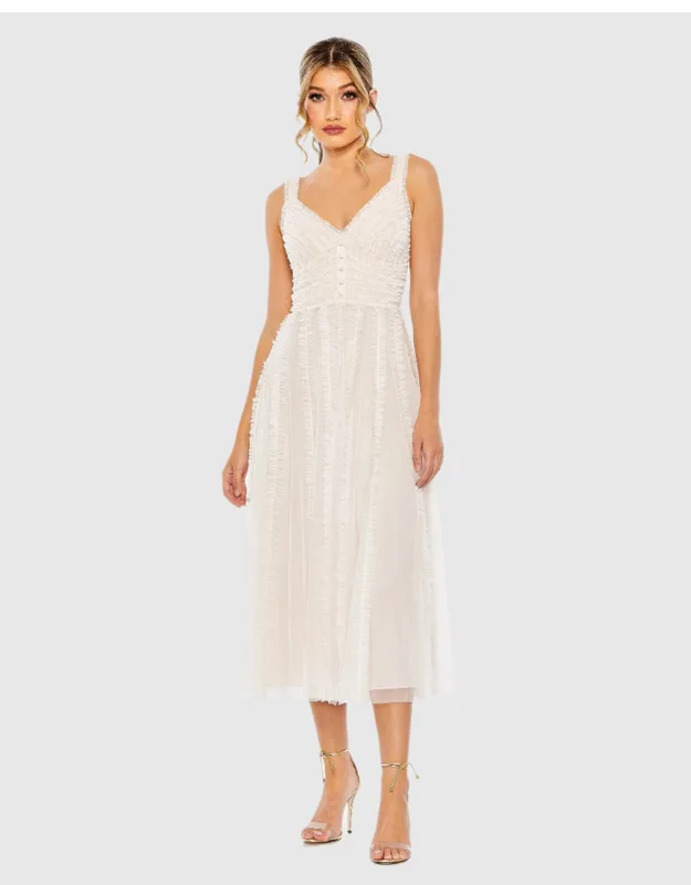 Sleeveless Ruffle Tiered Dress