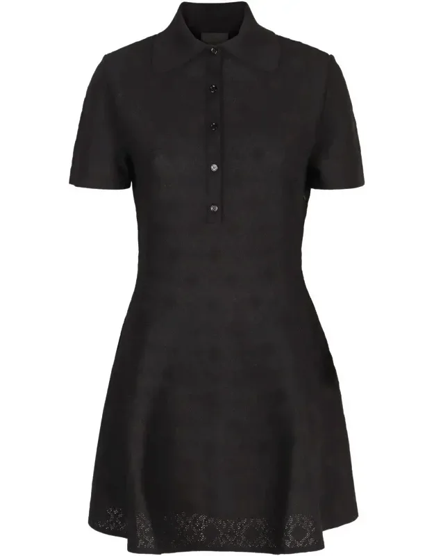 Jacquard Knit Mini-dress