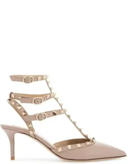 Rockstud Slingback Pumps