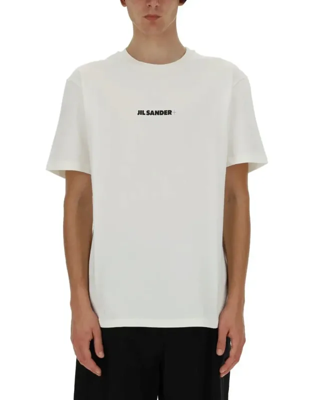 T-shirt With Logo, 100% Cotton