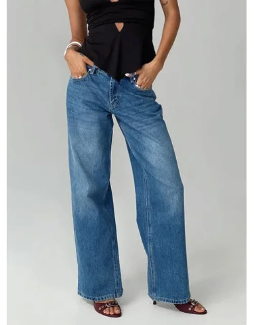 Serenitia Mid Rise Relaxed Jeans