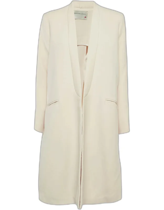 Wool Slit Detail Overcoat