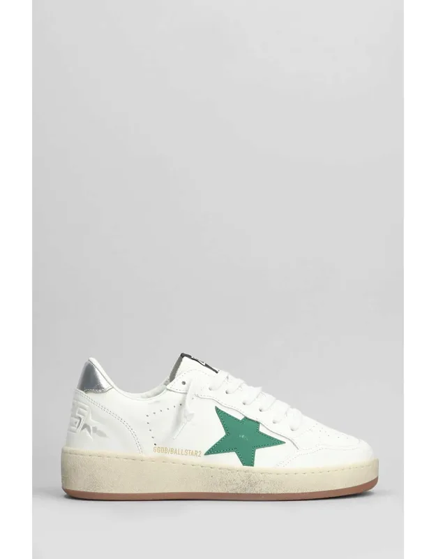 Golden Goose Ball Star 2 Sneakers Round Toe Perforated Upper Toe