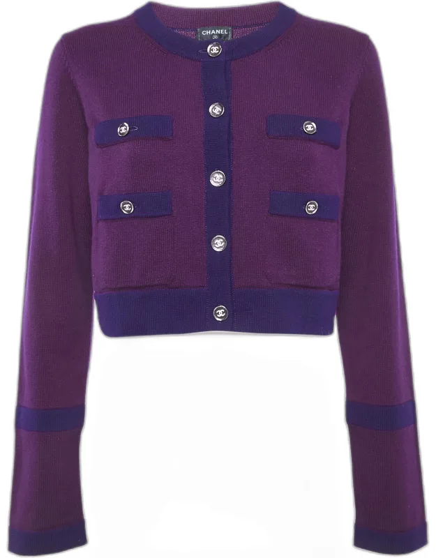 Cashmere Button Front Cardigan