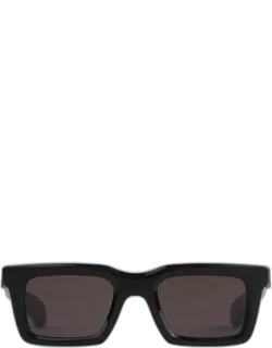 Rectangular Sunglasses With Skull Pins And Metal Details