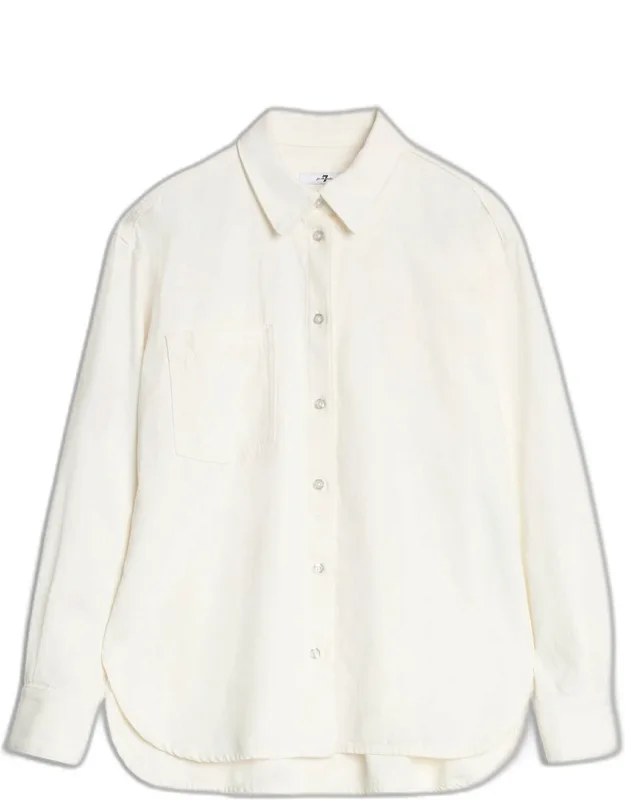Linen Blend Easy Shirt