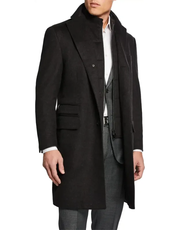 Id Wool Top Coat