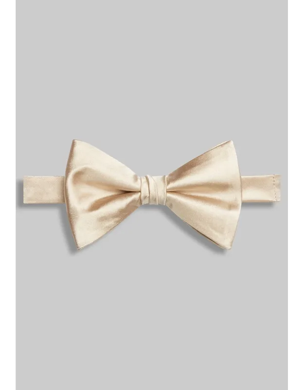 Solid Pre-tied Big Bow Tie