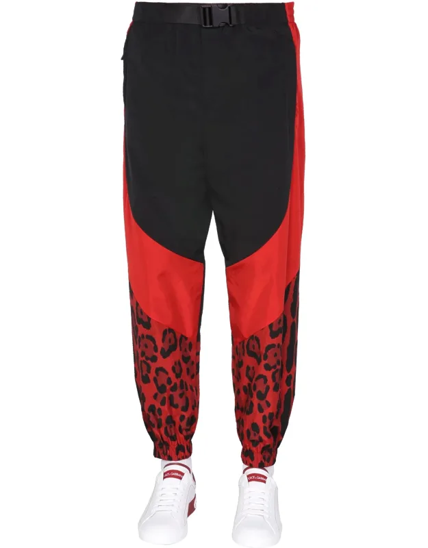 Jogging Pants With Animal Print