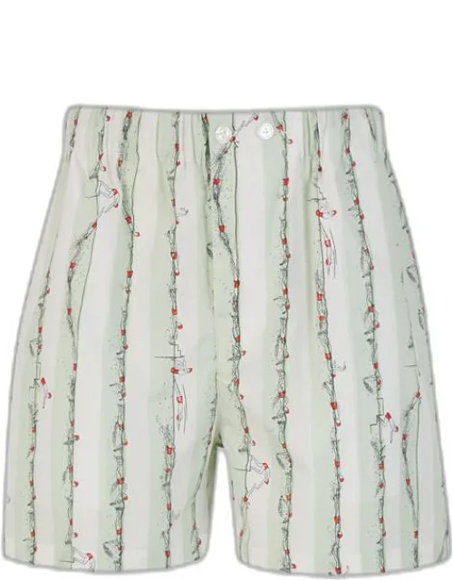 Swimmers Printed Bermudas