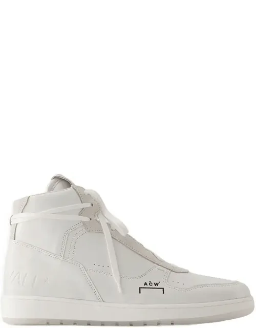 Hi Top Sneakers - Grained Lambskin, Rubber Sole