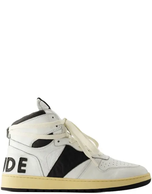 Rhecess Hi Sneakers - Smooth Calfskin, Rubber Sole