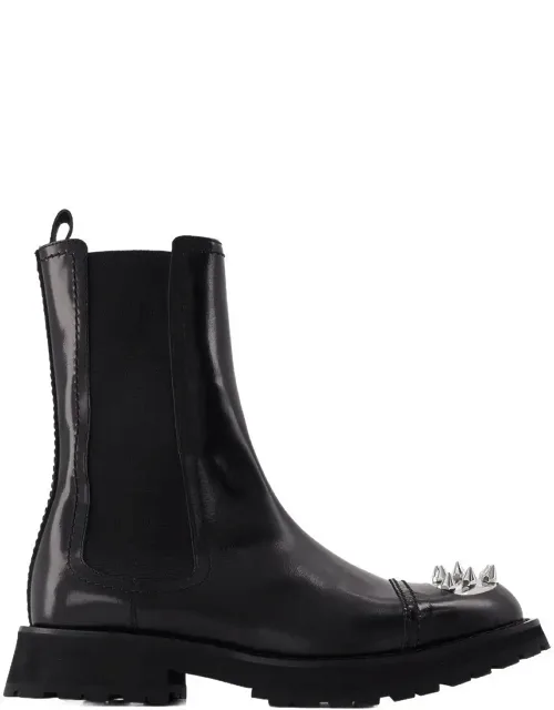 Ankle Boots With Studs