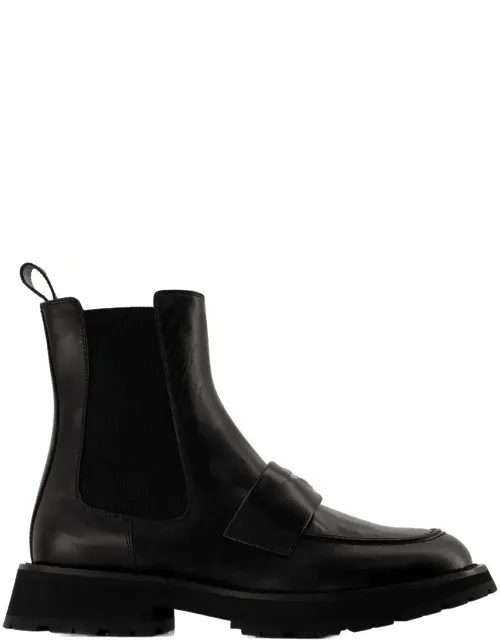 Worker Punk Ankle Boots