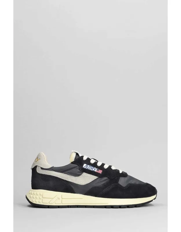 Reelwind Sneakers In Suede And Fabric