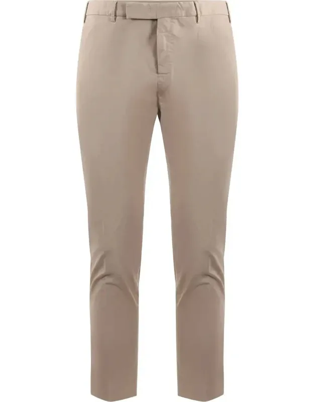 Trousers In Stretch Cotton, Slim Fit
