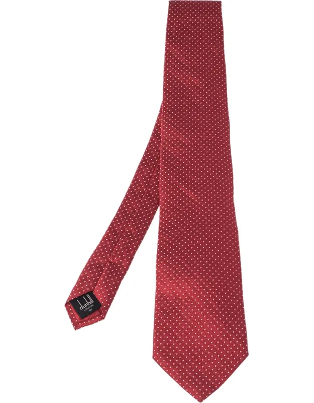 Dot Patterned Jacquard Silk Tie