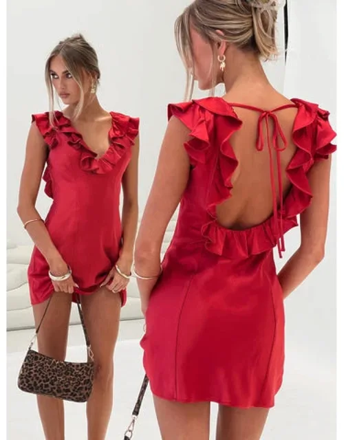 Frill Mini Dress
