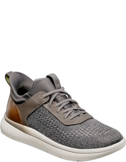 Knit Elastic Lace Sneakers