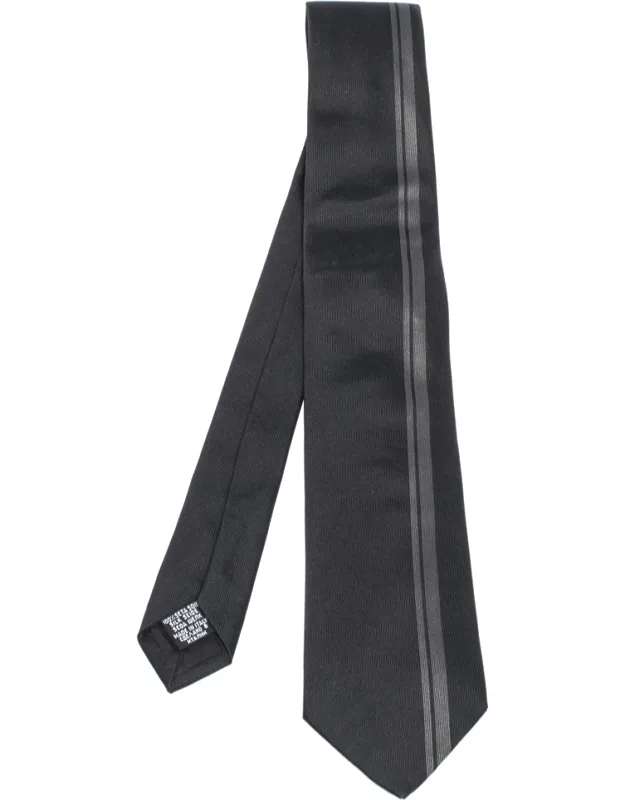 Vertical Stripe Silk Tie