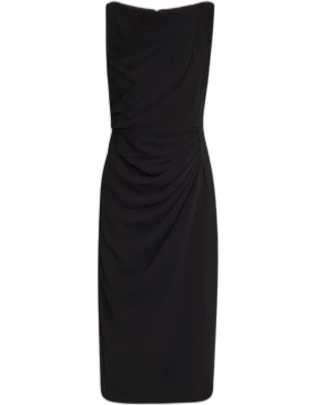 Draped Midi Dress