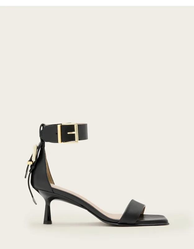 Leather Heeled Sandals