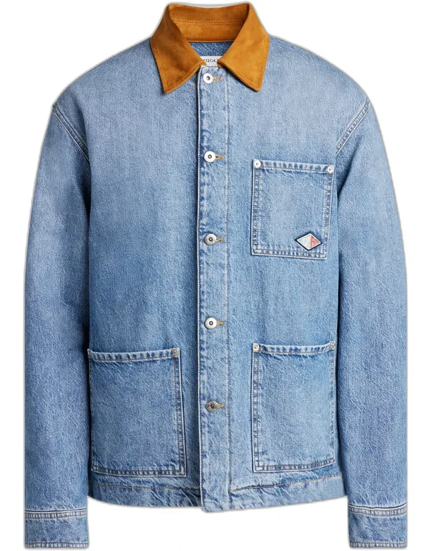 Eco Wash Denim Blouson Jacket
