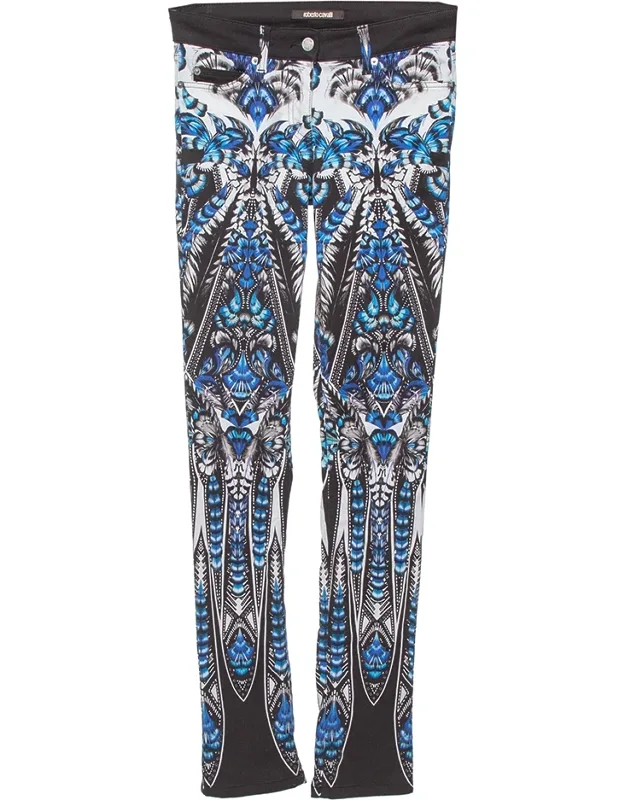 Printed Flared Bottom Jeans