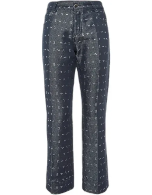 Logo Lurex Detail Cotton Regular Fit Jeans