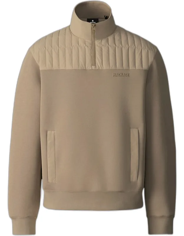 Corey Hybrid Down Quarter-zip Sweater