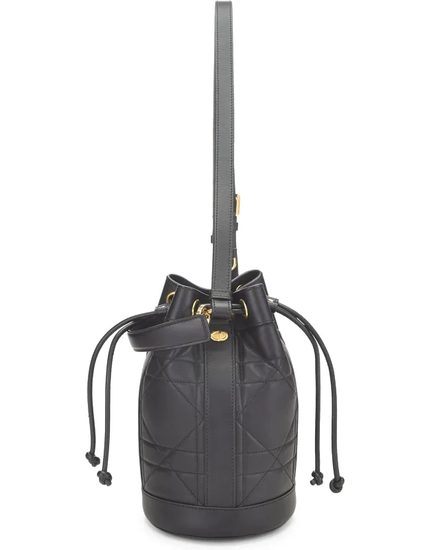Cannage Calfskin Bucket Backpack