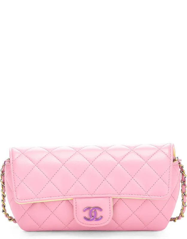 Quilted Lambskin Sunglasses Case