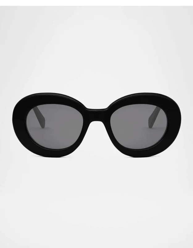 Triomphe Acetate Round Sunglasses