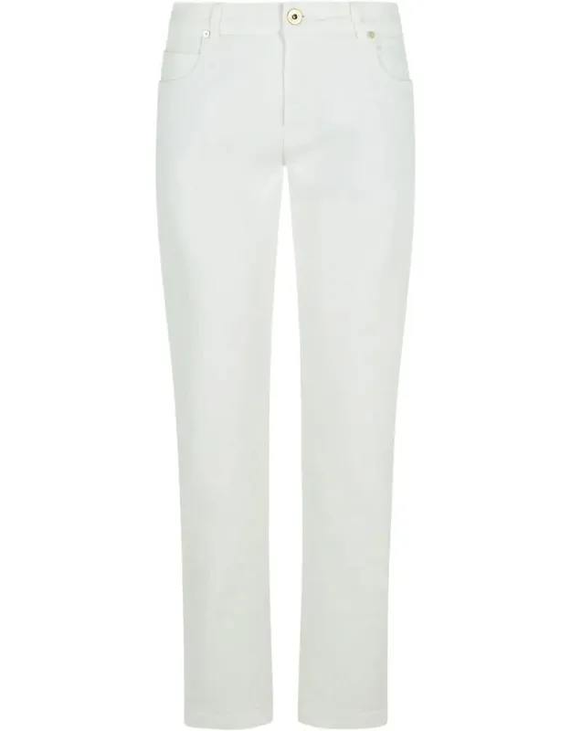 Eleventy Pants With Belt Loops And Button Closure