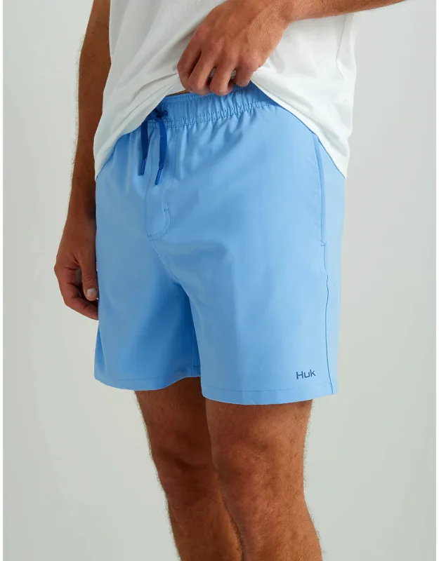Huk Gear Pursuit Volley Swim Shorts With 4-way Stretch Fabric And Quick-drying 30+ Upf Rated Fabric