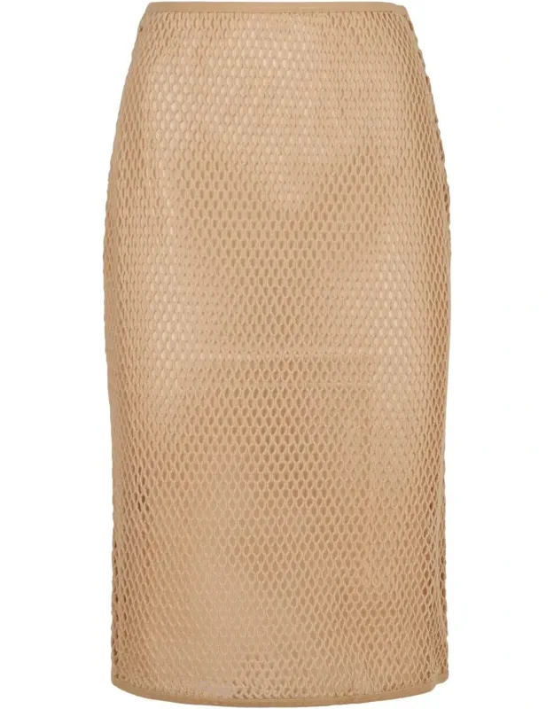 Cotton Midi Skirt