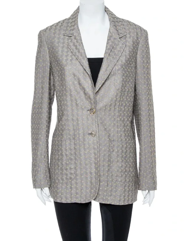 Lurex Knit Blazer