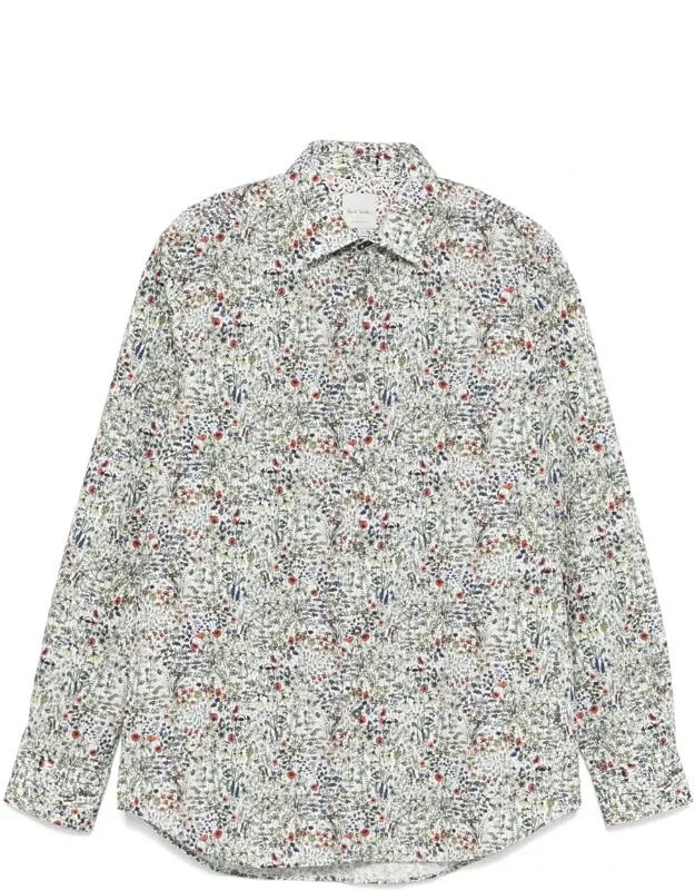 Sketch Floral-print Shirt