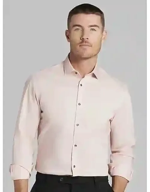 Skinny Fit Solid Dress Shirt