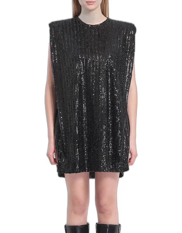 Sequined Mini Dress
