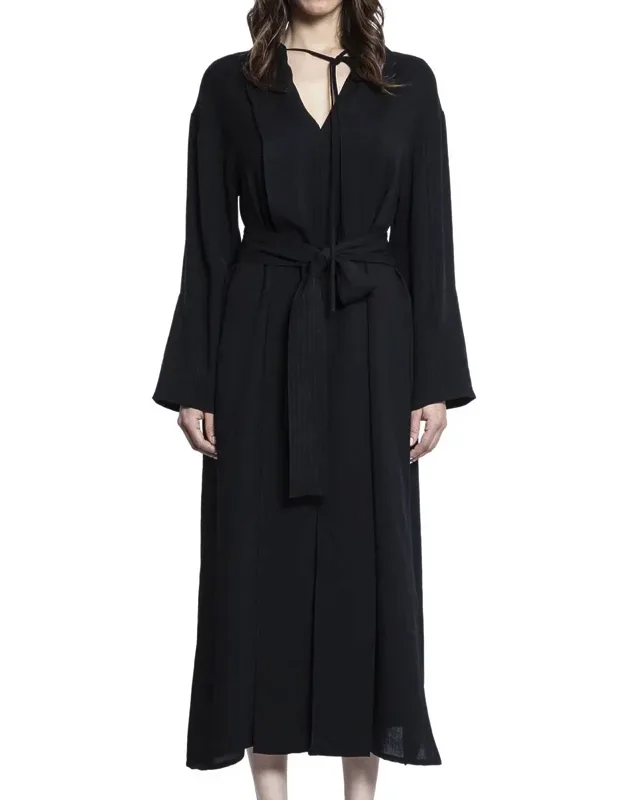 Dress - High Collar Long Sleeve