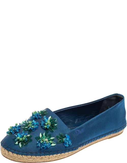 Mesh Espadrille Slip-on Ballet Flats