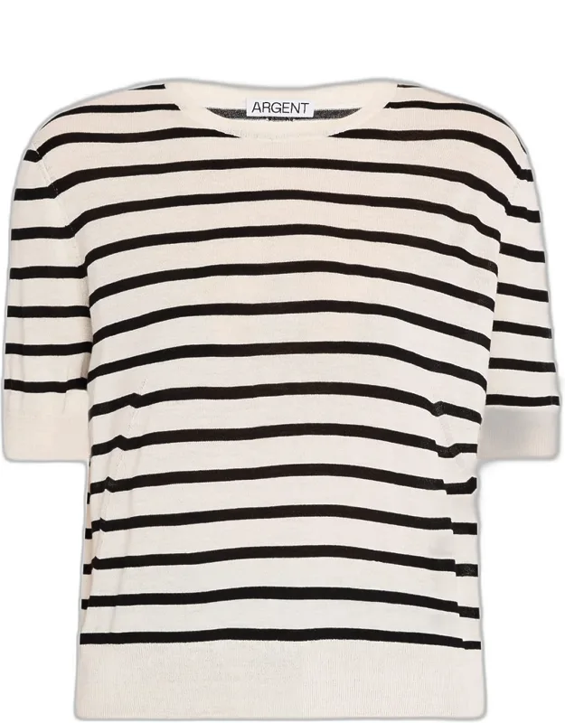 Striped Knit Top
