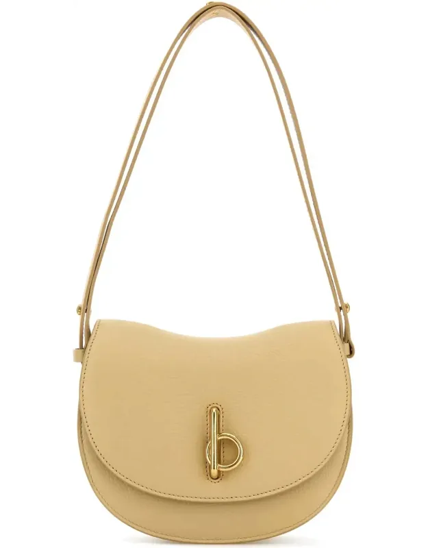 Sand Leather Small Rocking Horse Shoulder Bag