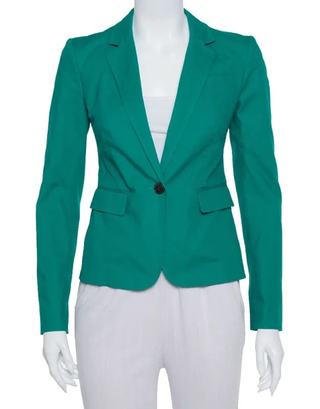 Stretch Cotton Watch Short Blazer