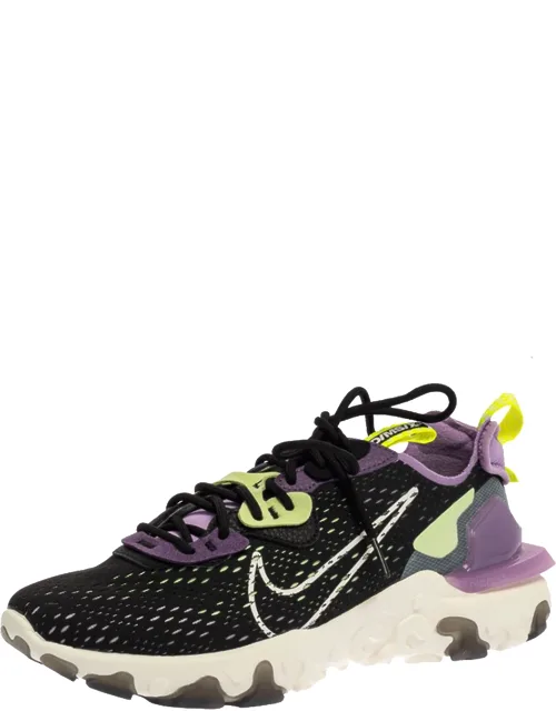 Leather And Fabric React Vision Sneakers